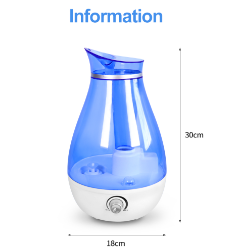 2.5L gwo kapasite ultrasons imidite lakay-itilize